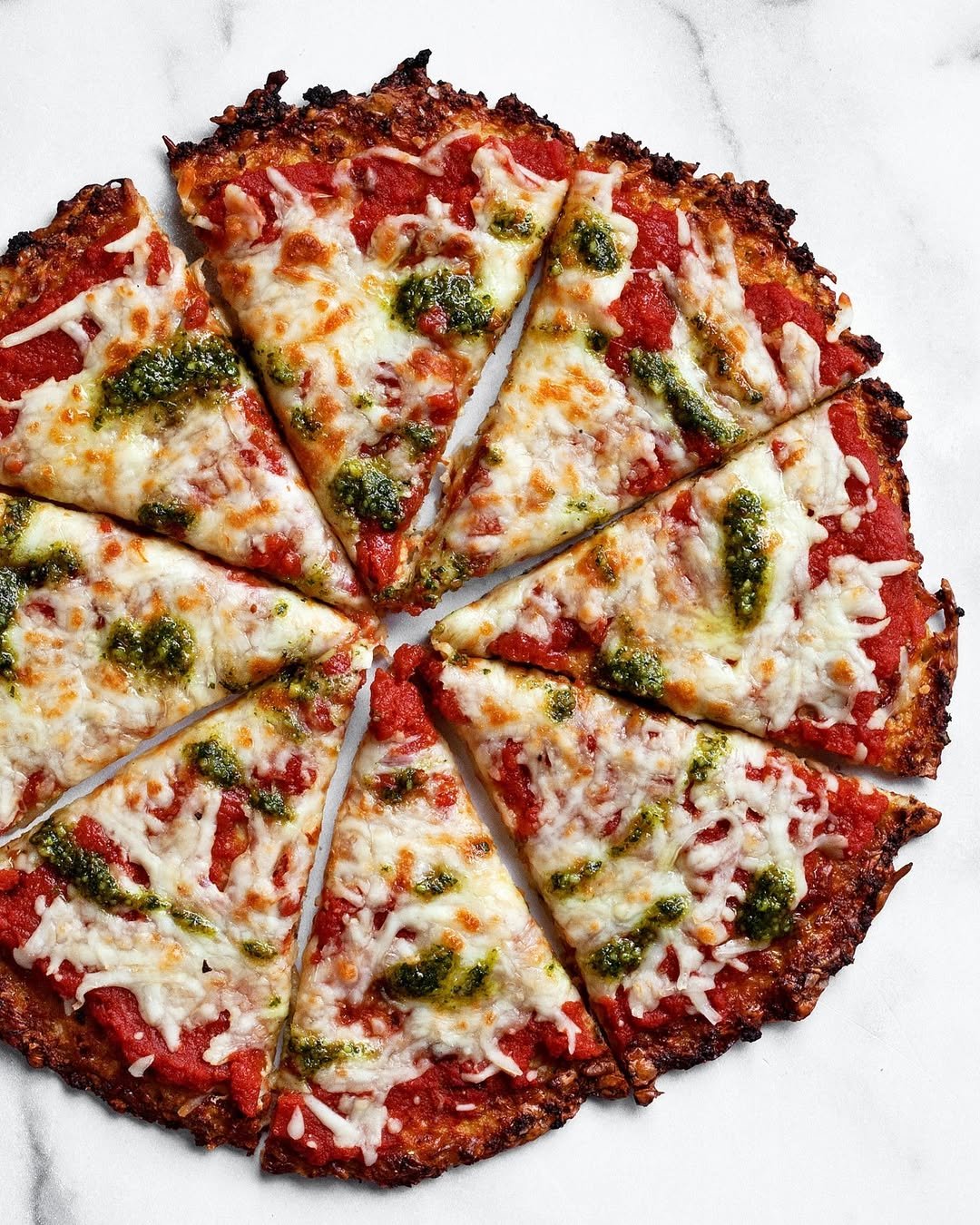 Keto Cauliflower Pizza