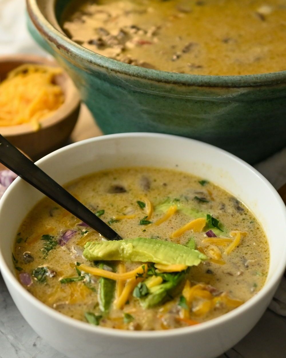 Keto Cheeseburger Soup
