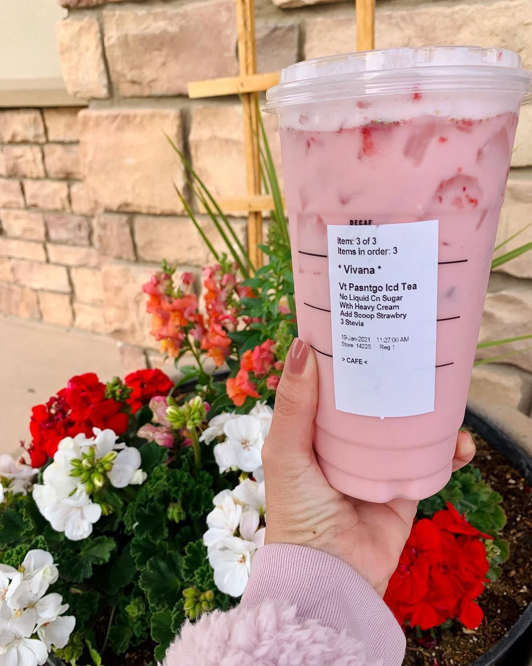 Keto Pink Drink
